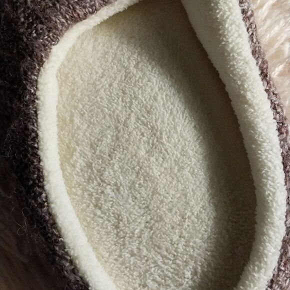 Nwot Men's Cotton Knitted Anti-Slip On House Slippers Size 11-12 - Picture 8 of 8